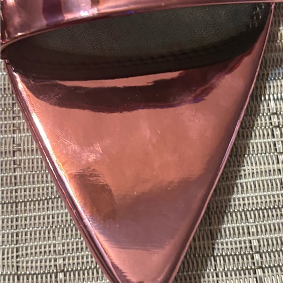 Rose gold, pink, high heels, size 7 1/2 brand new from Fashion Nova - Picture 5 of 11